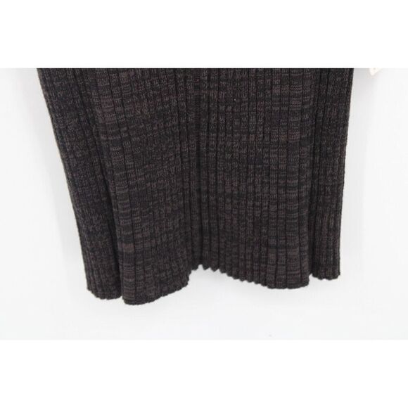Free People Black Kobi sleeveless Ribbed Sweater Cowl Neck size Medium NWT - Picture 3 of 7